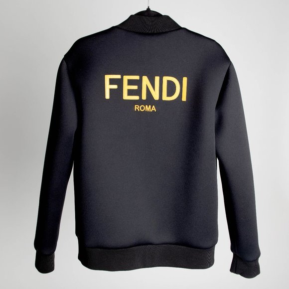 Fendi logo-detail bomber jacket - Picture 1 of 6
